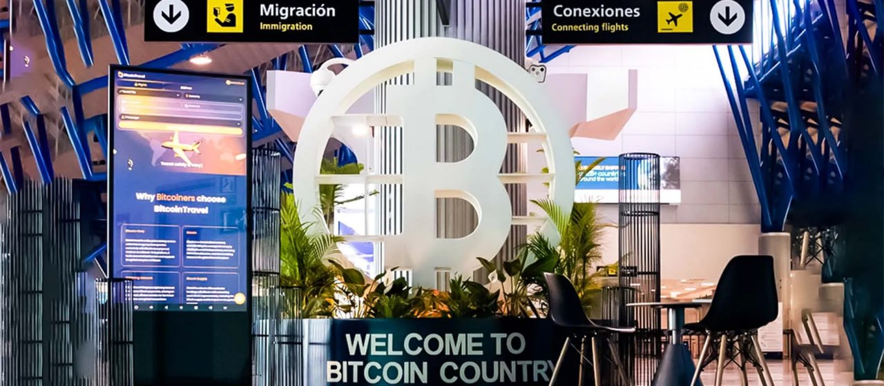 Welcome to Bitcoin Country — El Salvador Airport
